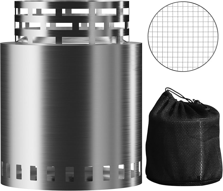 SURJUNY Tabletop Fire Pit | Smokeless Outdoor Mini Fire for Urban & Suburbs | Fueled by Pellets o... | Amazon (US)