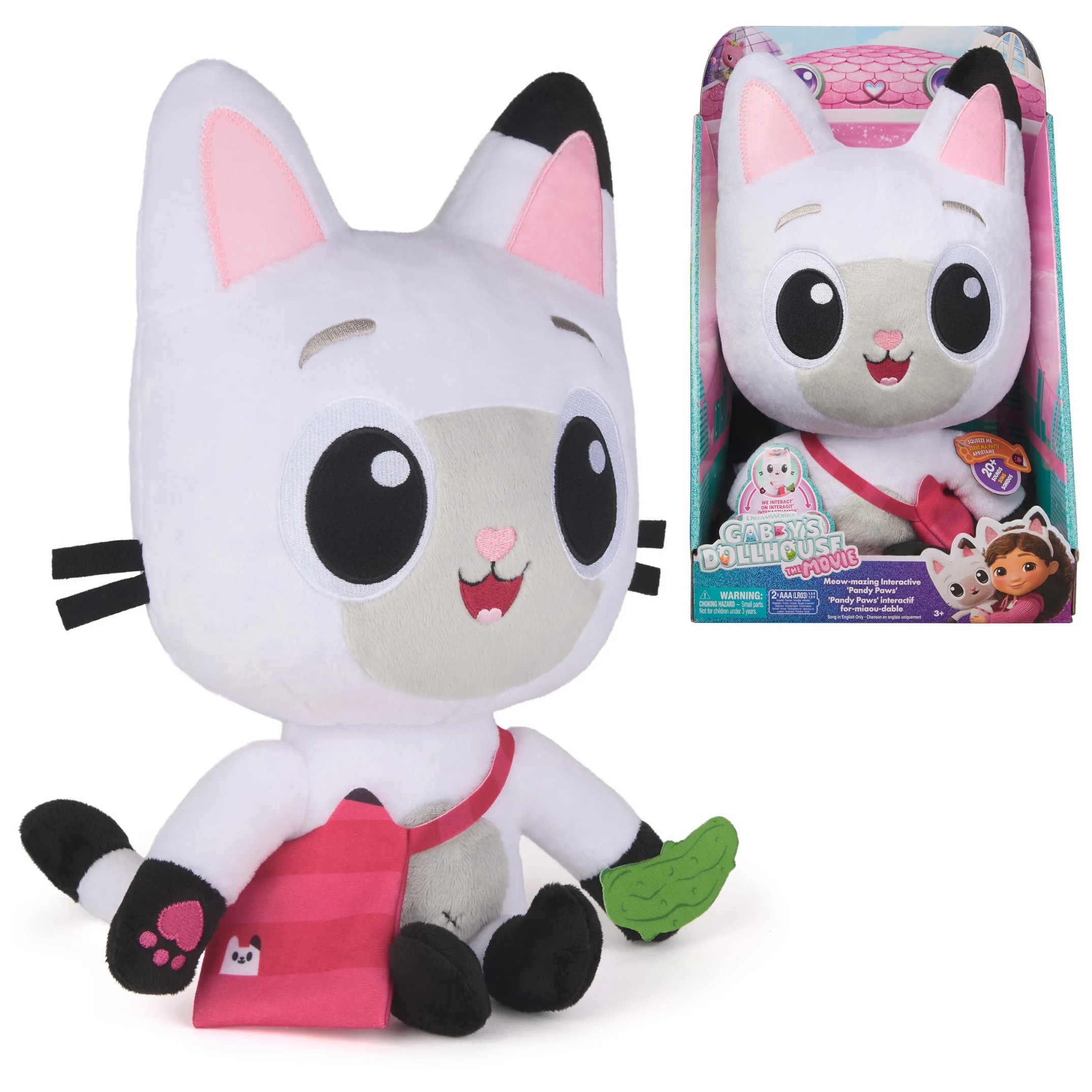 Gabby's Dollhouse: The Movie, Meow-mazing Interactive Pandy Paws Plush with Accessories for Kids ... | Walmart (US)