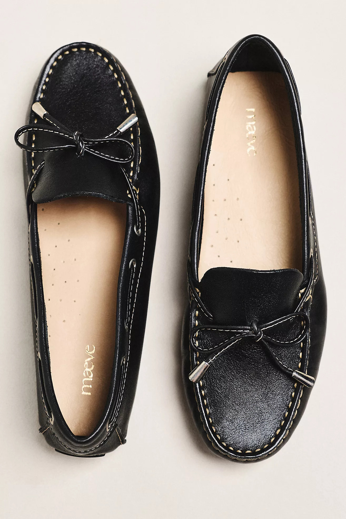 Maeve Bow Driving Moccasins | Anthropologie (US)