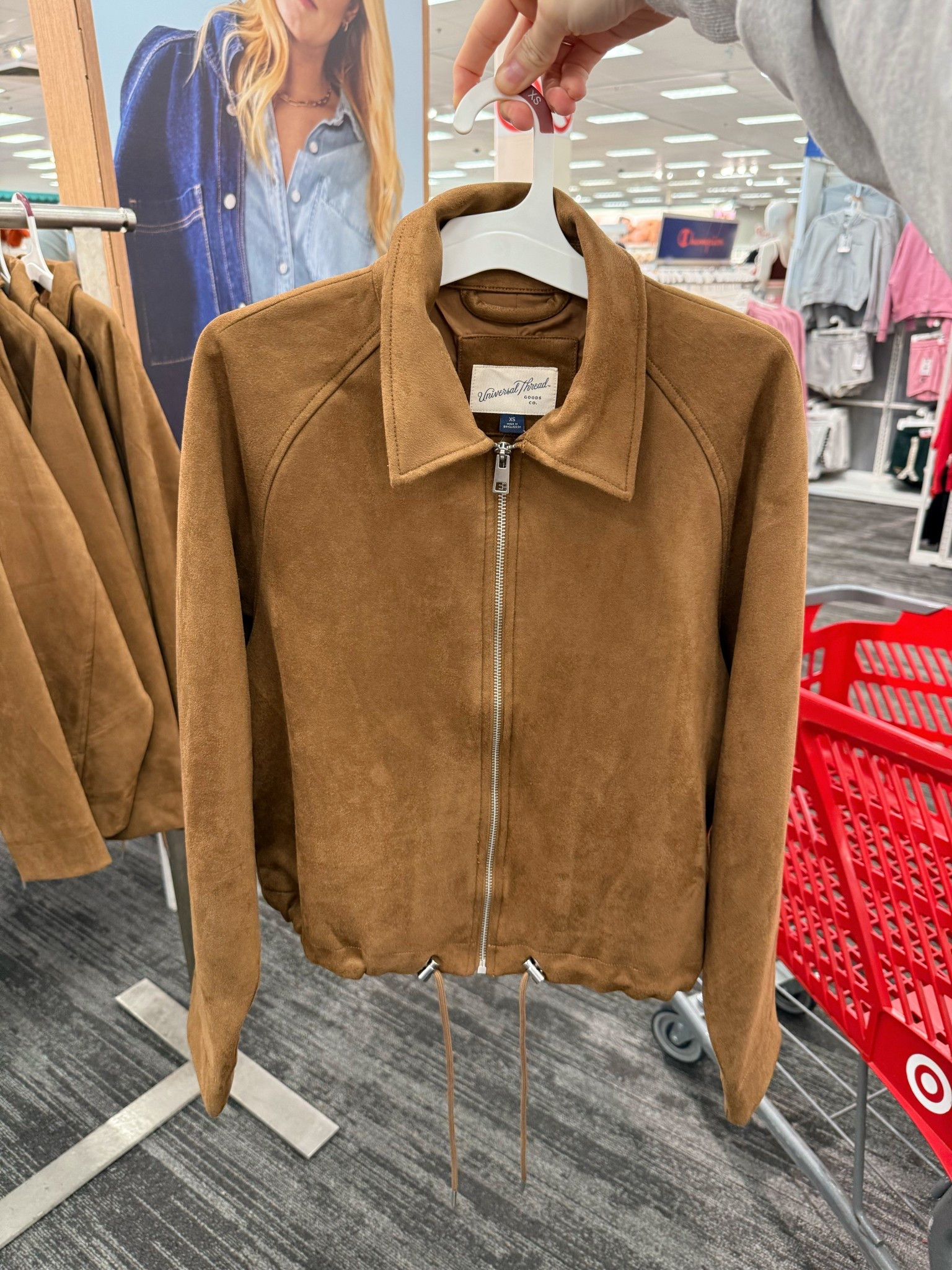 Suede bomber jacket at Target 

#LTKFindsUnder50 #LTKootd #LTKOver40