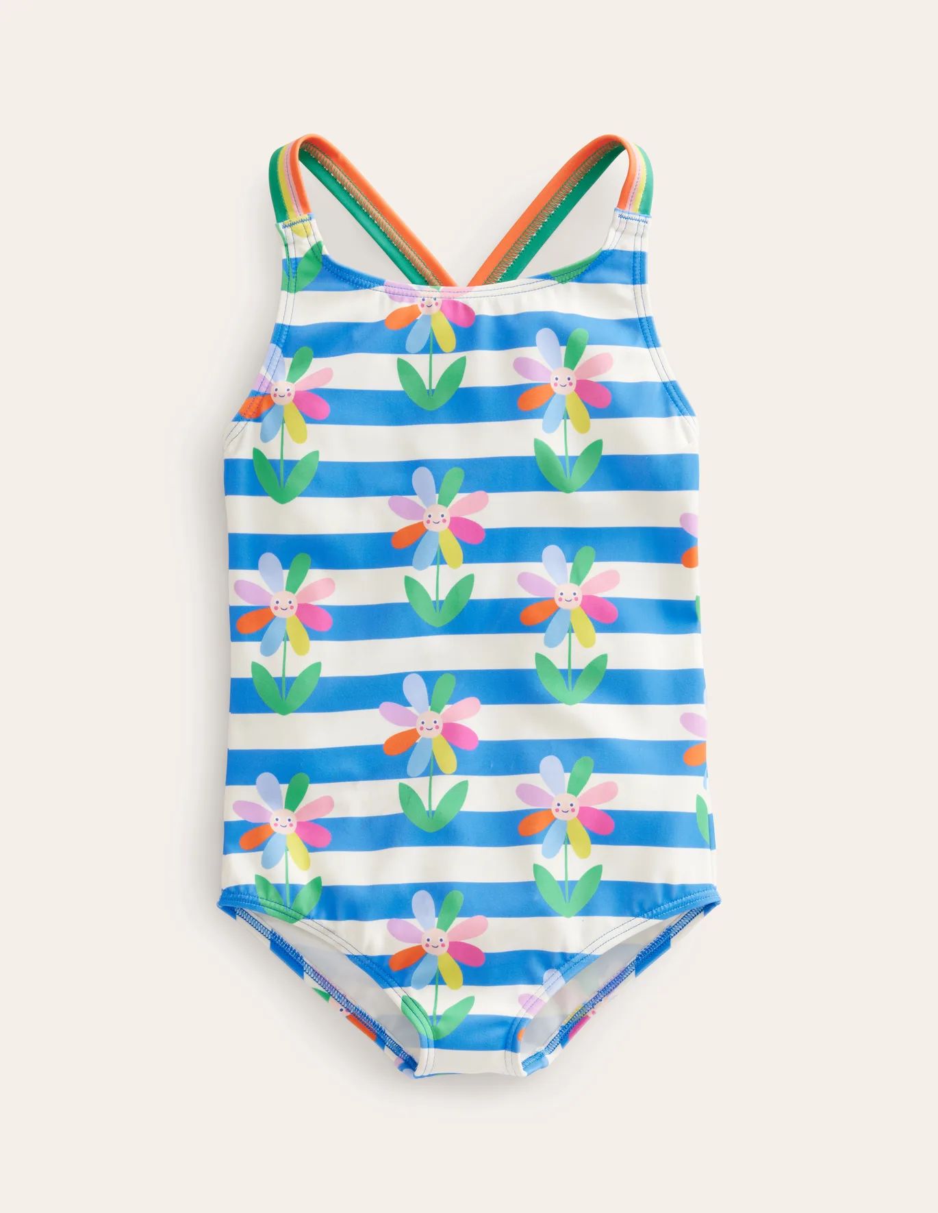 Cross-back Printed Swimsuit | Boden (US)