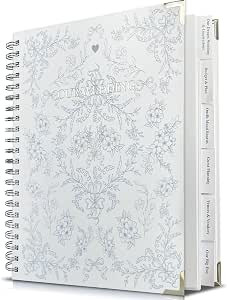 LADY&HOME Wedding Planner Book and Organizer - Wedding Planning Book for Bride,Linen Binder with ... | Amazon (US)