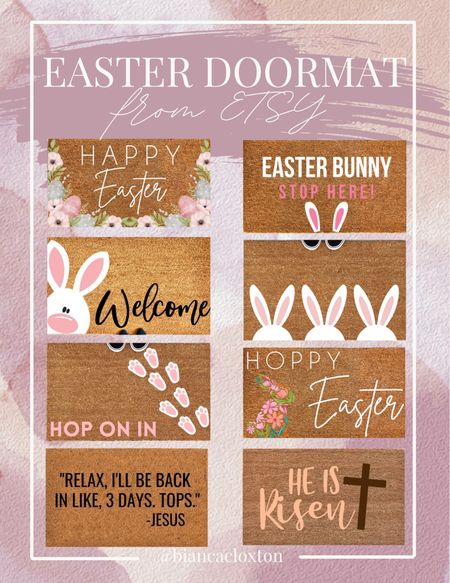 Easter Doormats from ETSY!! 🐇✝️🌸



#LTKhome #LTKFind #LTKSeasonal