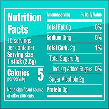 EXTRA Polar Ice Chewing Gum Packs, Sugar Free Gum in Bulk for Fresh Breath, 15 Sticks | Amazon (US)