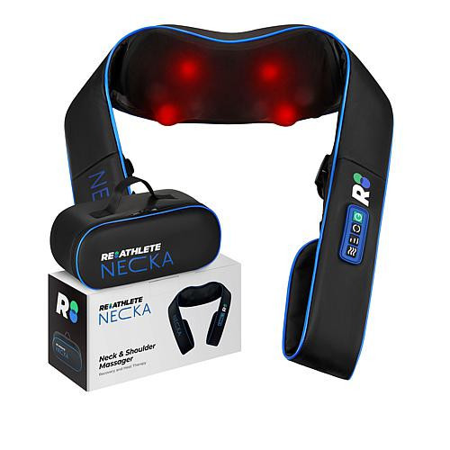 ReAthlete Necka Rechargeable Neck & Shoulder Massager with Heat | HSN