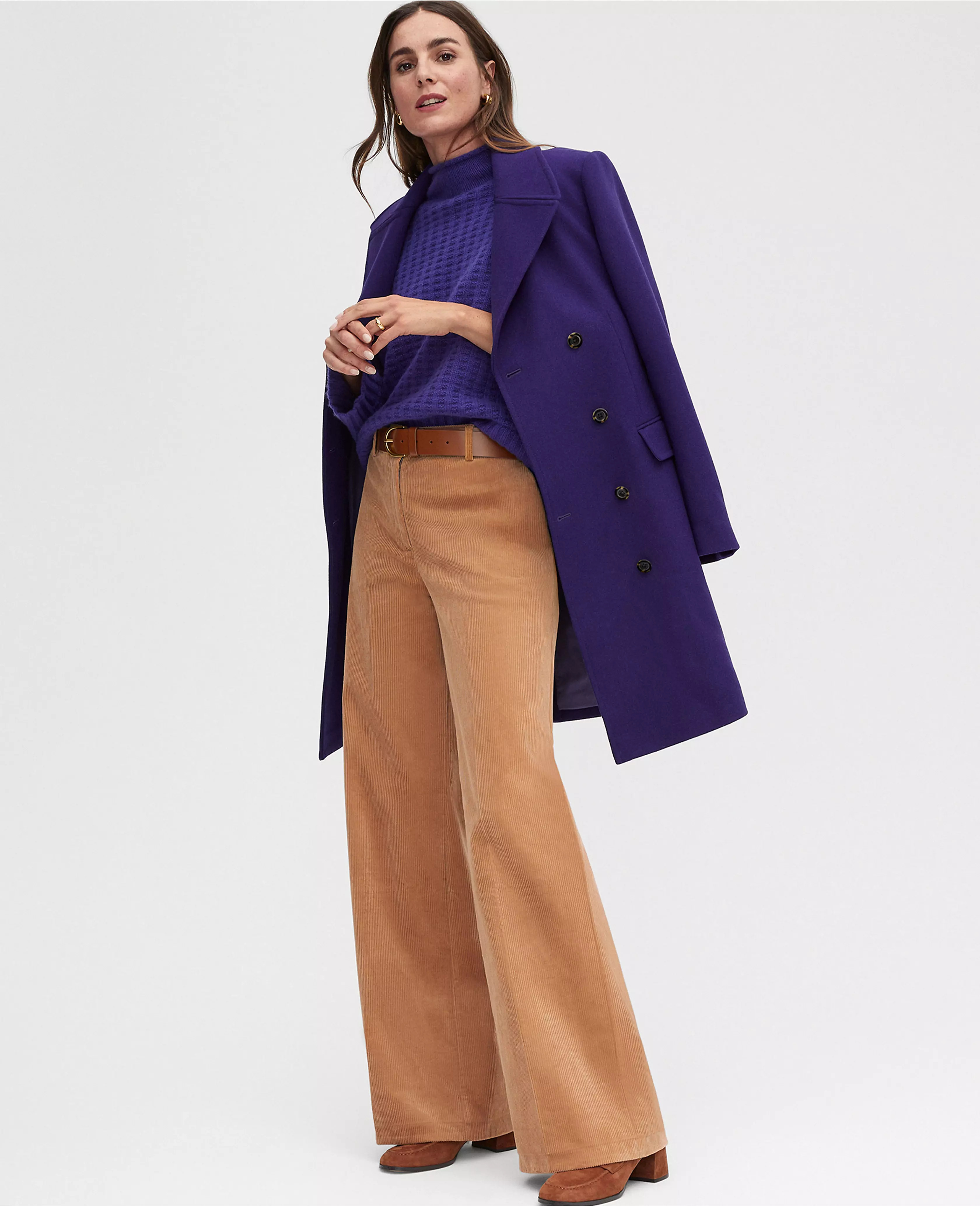 The Perfect Wide-Leg Corduroy Pant | Ann Taylor