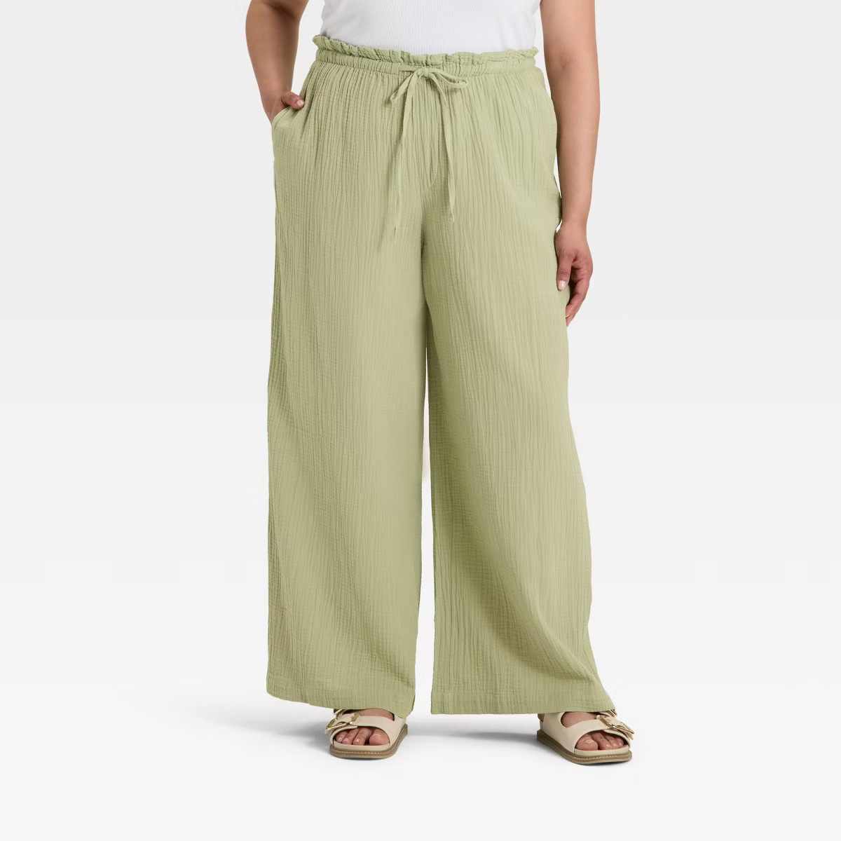 Women's High-Rise Wide Leg Pull-On Pants - Universal Thread™ | Target