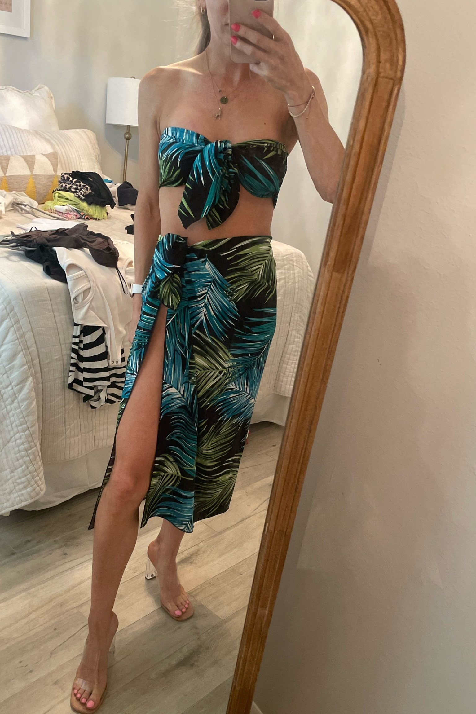 SHEIN • vacation • matching set • under $25 • skirt • tube top 

#LTKunder50 #LTKtravel