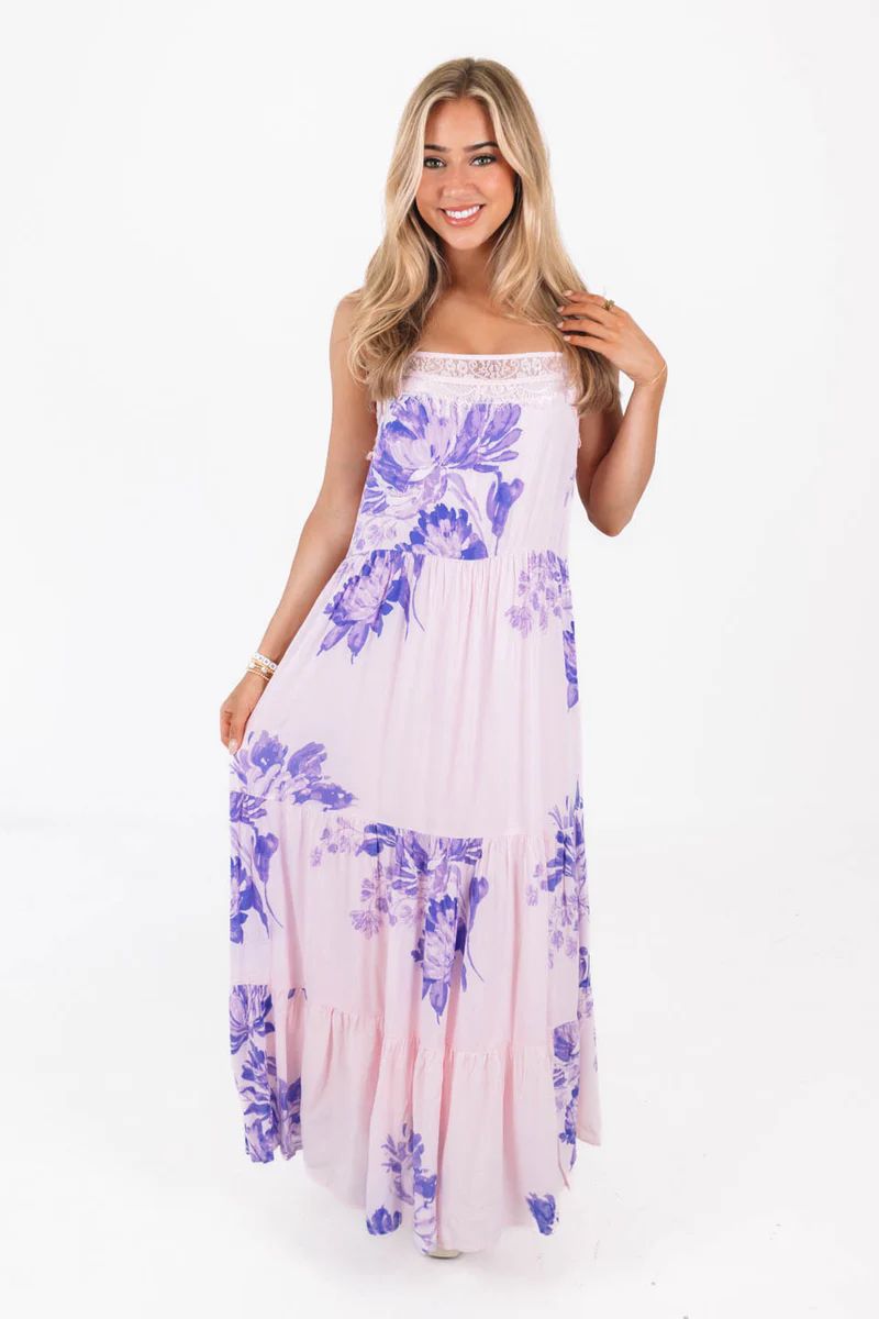 Running Free Maxi Dress - Light Pink | The Impeccable Pig