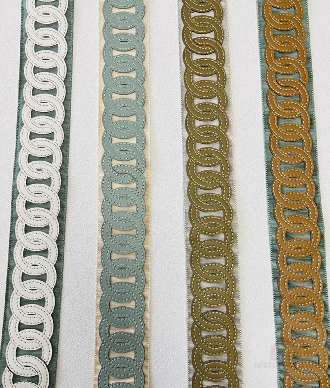 Leather 2.3 6cm Trim for Curtains, Drapery Trim by the Yard ,upholstery Trims Decorative Tape Tri... | Etsy (US)