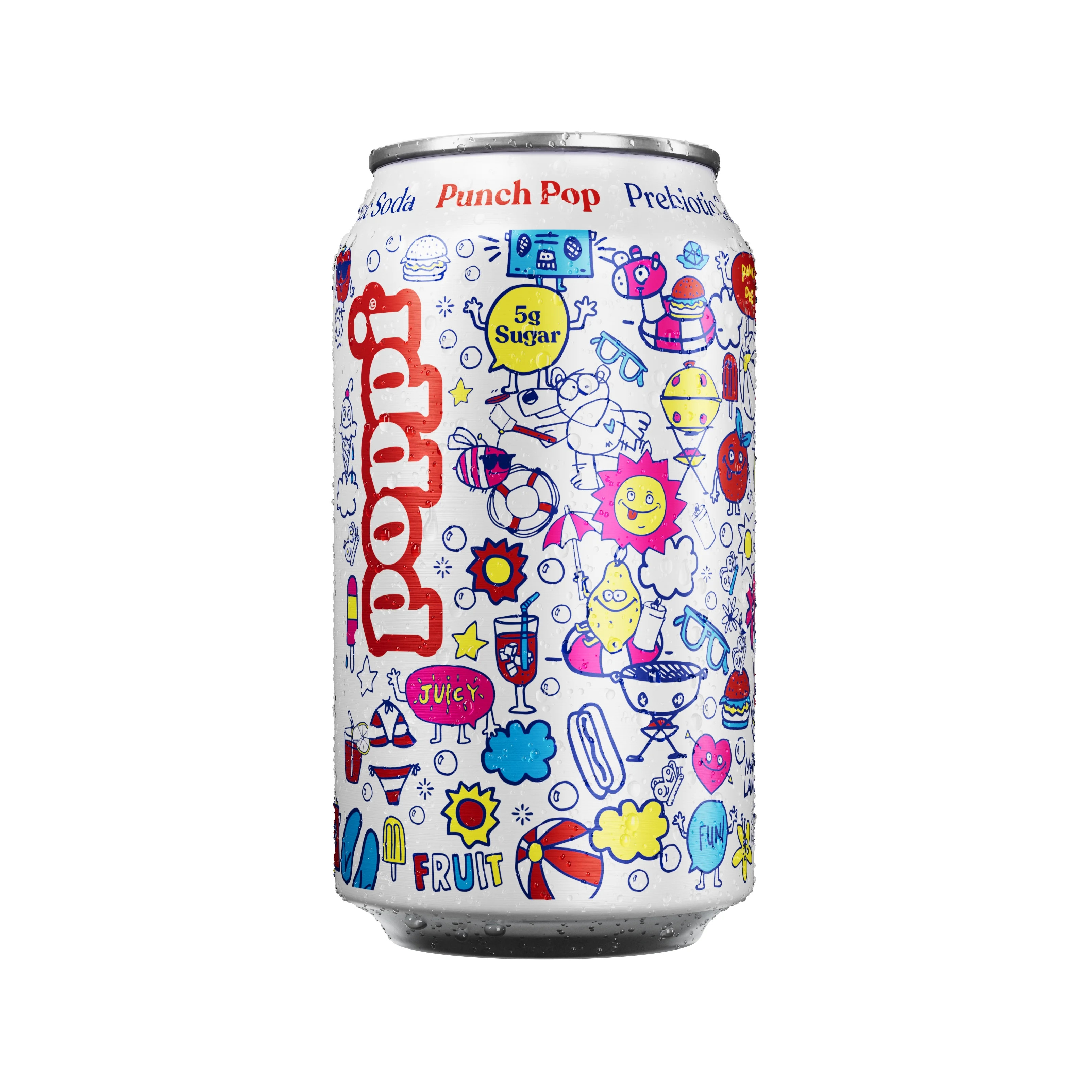 poppi Punch Pop Prebiotic Soda, 12 oz, Single Can | Walmart (US)