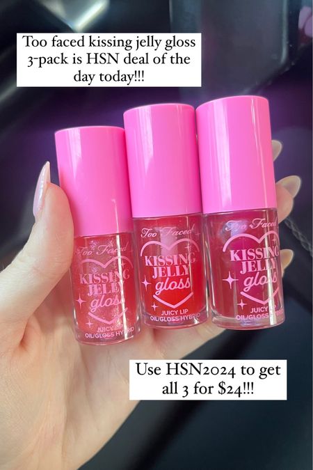 Too faced lip jelly gloss for HSN deal of the day!! @hsn #hsninfluencer #ad #loveHSN @toofaced 

#LTKSeasonal #LTKSpringSale #LTKbeauty