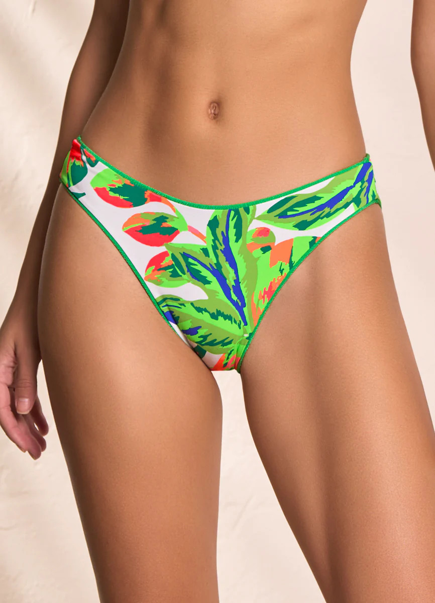 Maaji Parakeet Green Sublimity Classic Bikini Bottom | Maaji