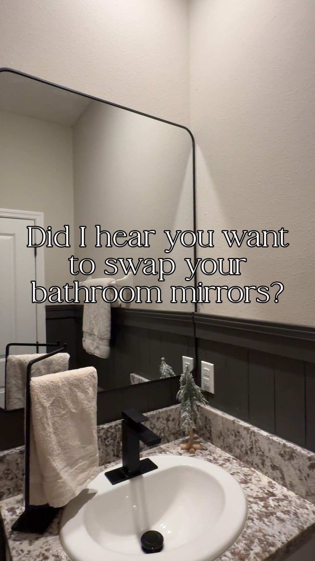 They’re one of the easiest ways to instantly modernize any bathroom.

A few of my matte black bathroom mirrors just dropped on sale! 🖤

Sizes:
• Small rounded: 26.1” x 37.8”
• Square: 35” x 24”
• Large rounded: 40” x 30” 

#amazonhome #amazonfinds #bathroomdecor #bathroommakeover

#LTKSaleAlert #LTKHome