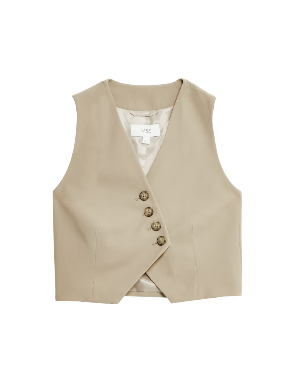 Tailored Asymmetric Waistcoat | Marks & Spencer (UK)