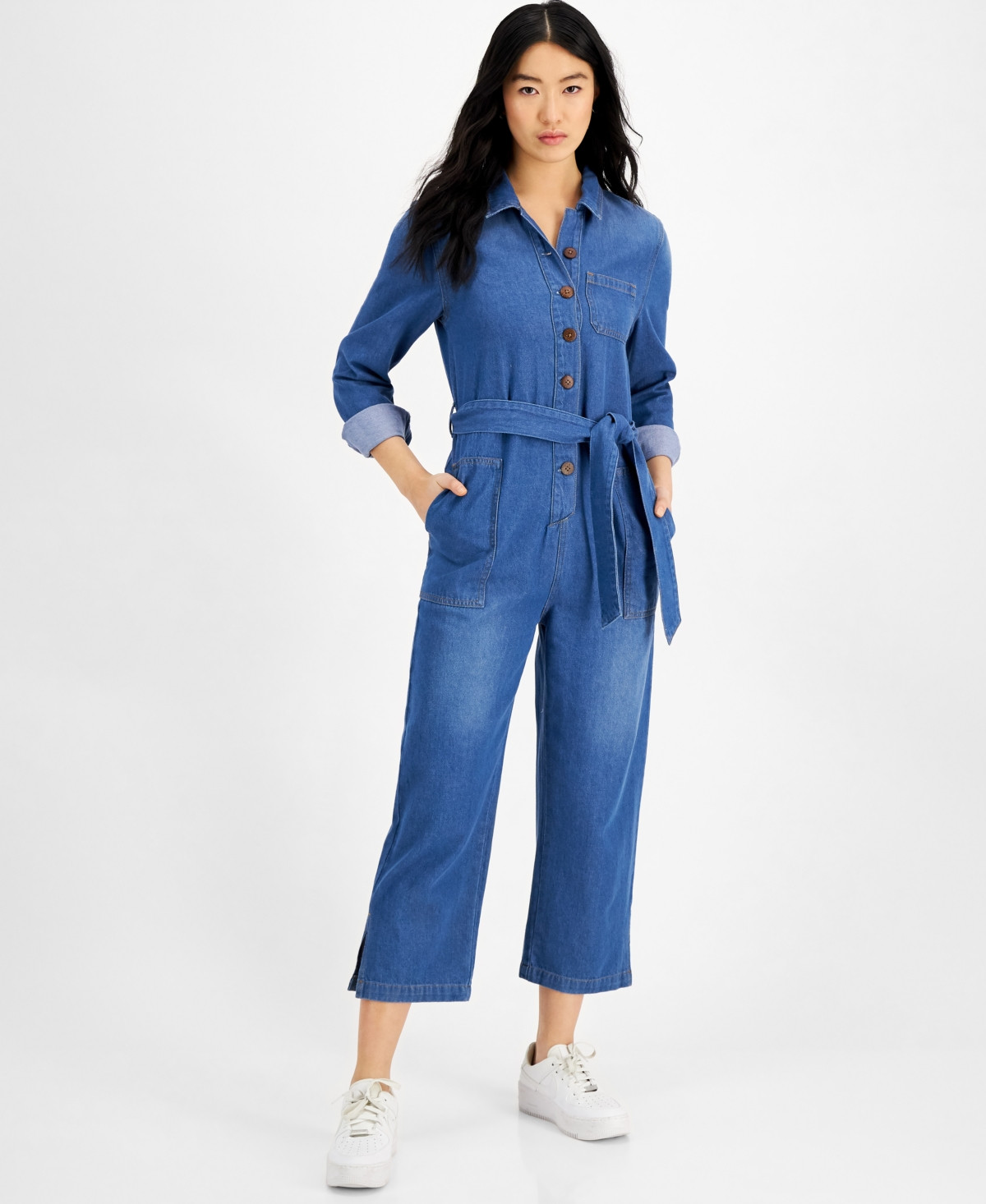 Oat Denim Jumpsuit | Macys (US)