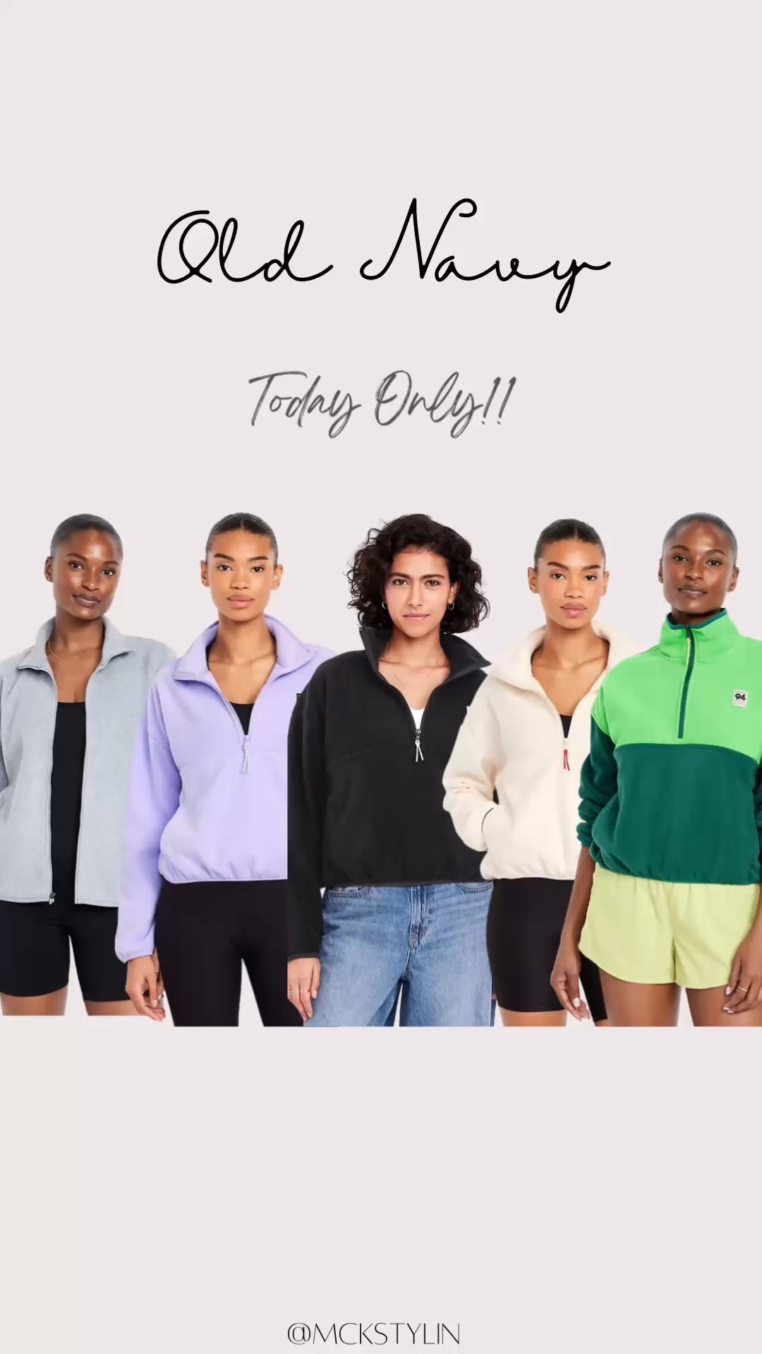 $9 Microfleece Tops from Old Navy. On Sale TODAY only!

These would be perfect for yourself or to purchase as gifts!

#LTKootd #LTKStyleTip #LTKSaleAlert