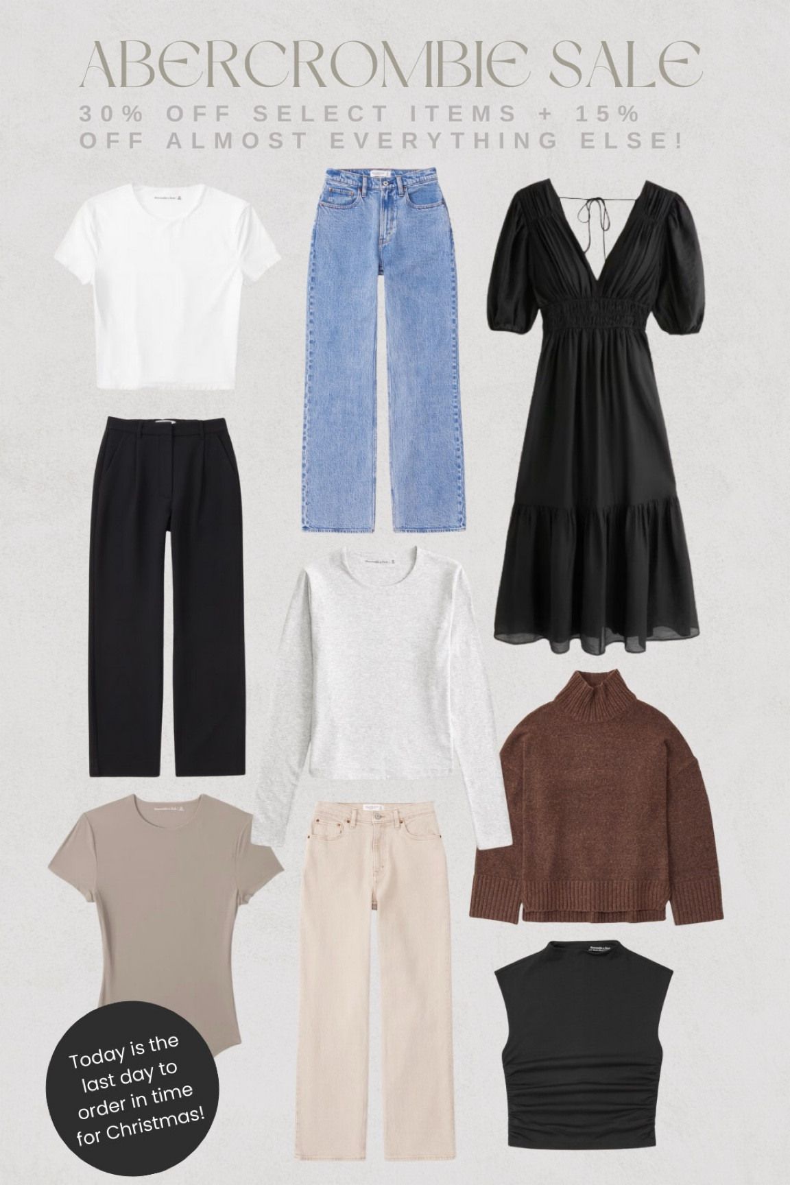 Some of my favorites from the Abercrombie sale! 30% off select items and 15% off almost everything else! 

Christmas gifts | holiday style 

#LTKHoliday #LTKSeasonal #LTKGiftGuide