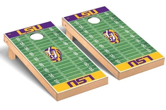 LSU Tigers Cornhole Boards With Bags Carry Case and Board | Etsy | Etsy (US)