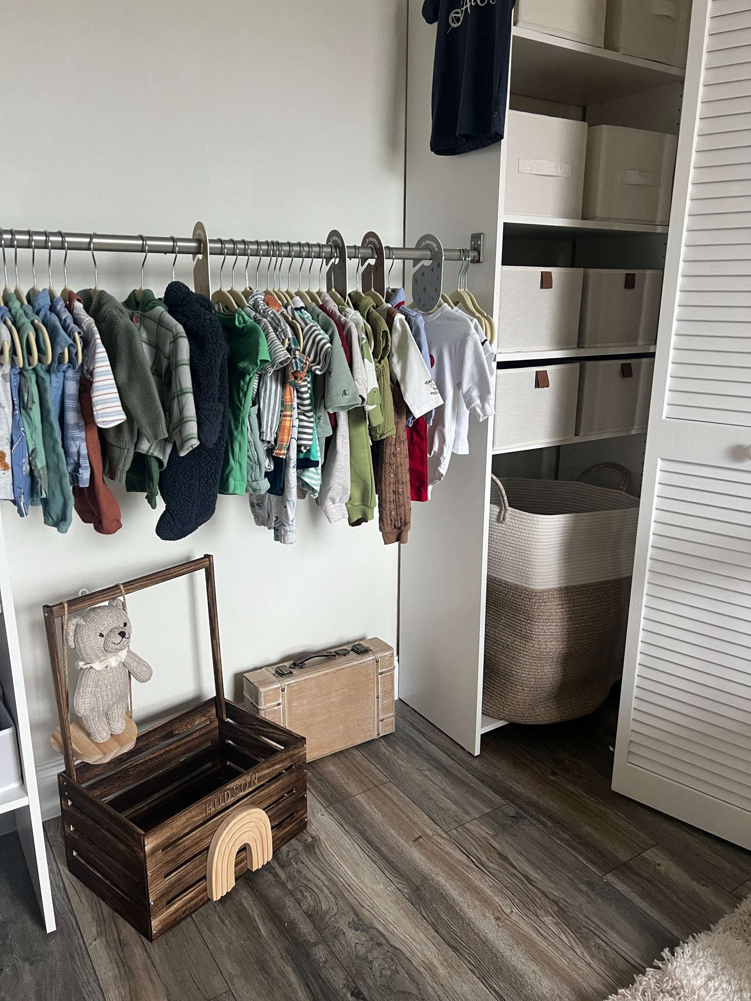 Nursery closet organization 

#LTKHome #LTKBaby #LTKKids