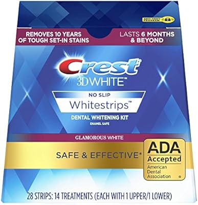 Crest 3D White Luxe Whitestrip Teeth Whitening Kit, Glamorous White, 14 Treatments, (Packaging Ma... | Amazon (US)