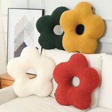 1pc Flower Shaped Pillow Design Random Pet Plush Toy For Cat And Dog For Interaction | SHEIN