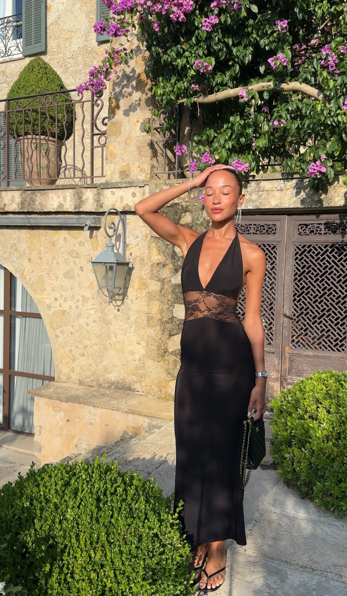 Evening dress, lace, black dress, LBD, asos, black tie 