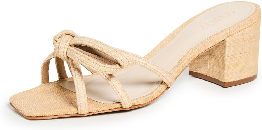 SCHUTZ Women's Palha Block Heel | Amazon (US)