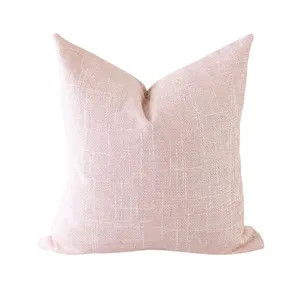 Pink Pillow Cover, Light Pink Pillow Cover, Blush Pillow Cover, Pink Lumbar Pillow, 20x20 Pillow ... | Etsy (Global)