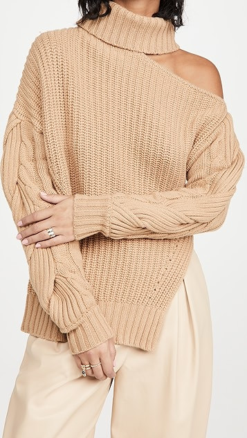 Aubrey Traveling Cable Sweater | Shopbop