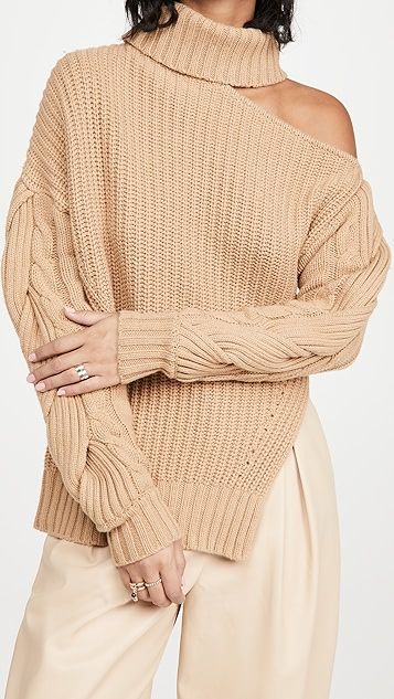 Aubrey Traveling Cable Sweater | Shopbop