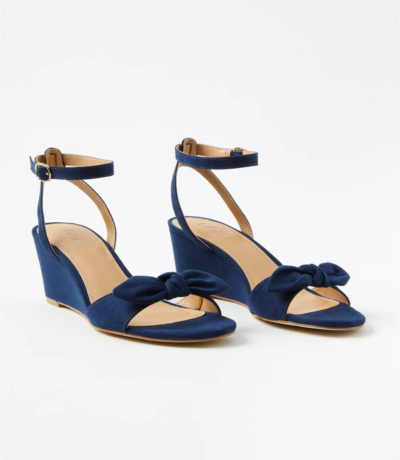 Bow Wedge Sandals | LOFT | LOFT