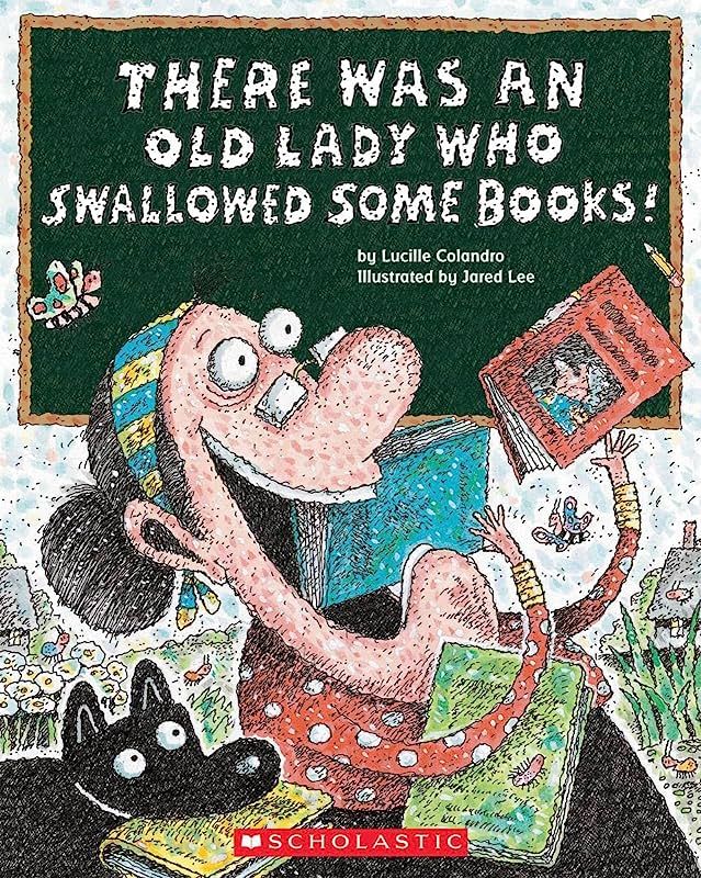 There Was an Old Lady Who Swallowed Some Books! | Amazon (US)
