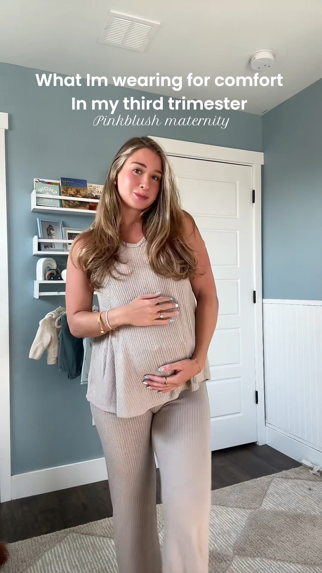 Comfort fits im wearing in my third trimester 🩵🤰🏼  

#LTKBaby #LTKActive #LTKBump
