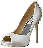 Badgley Mischka Women's Kiara Platform Pump,White,5 M US | Amazon (US)