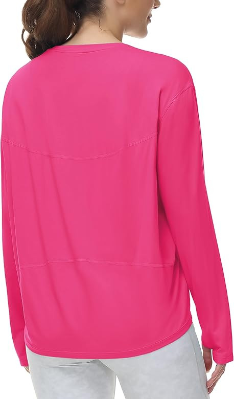 THE GYM PEOPLE Women's Long Sleeve Workout Shirts Back Loose Fit Running Tee Tops with Thumb Hole | Amazon (US)