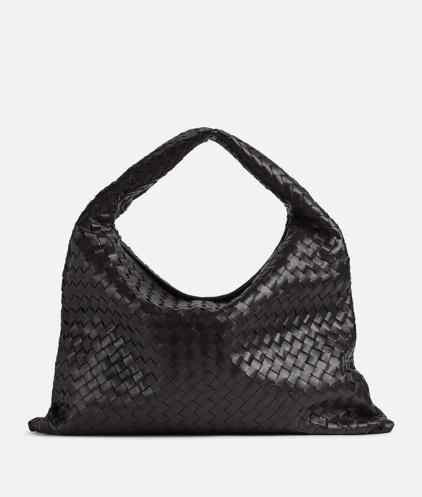 Bottega Veneta® Women's Large Hop in Black. Shop online now. | Bottega Veneta