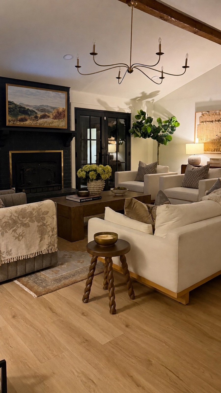 This living room is finally coming together exactly how I imagined.