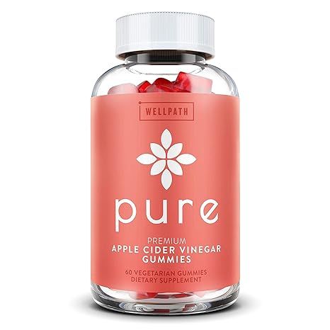 Pure Apple Cider Vinegar Gummies - with Raw, Organic, Unfiltered ACV from the Mother - Gummy Alte... | Amazon (US)