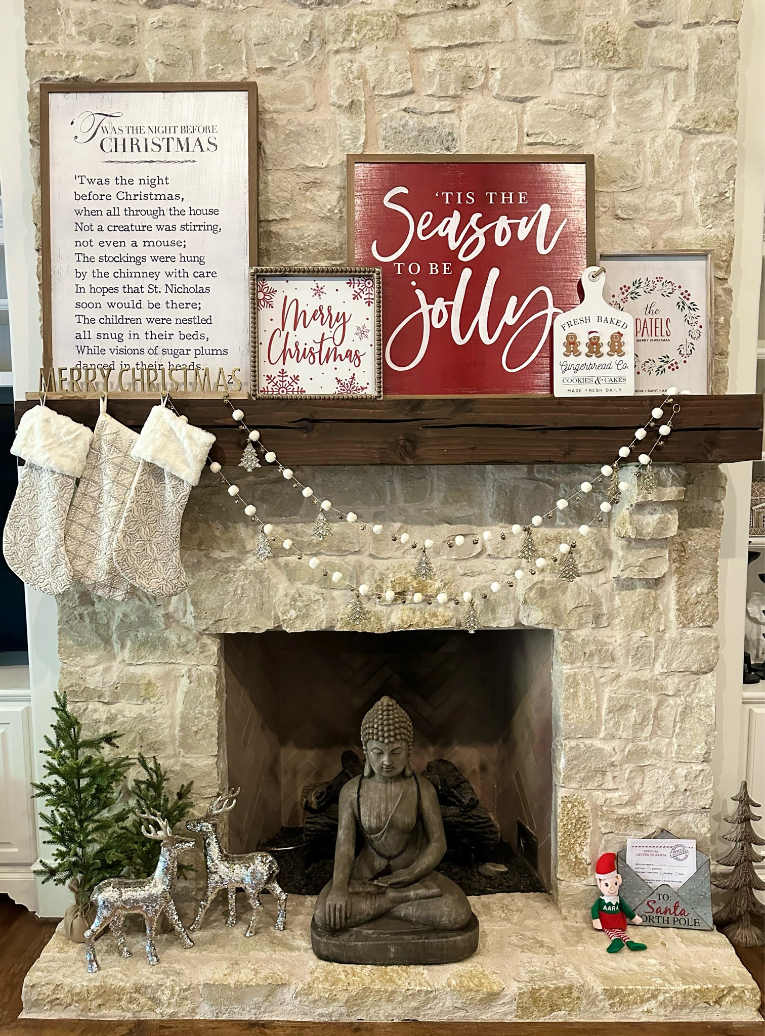 It’s that time again! I’m in between Fall, Diwali & Christmas decor so each space is a different theme right now! And if y’all saw my stories last week I ended up buying some gorgeous Christmas decor. This is a sneak peak of how I’ve styled my mantle with it! It’s not quite done yet but I was so excited that I just had to share what I had done so far. Click the links below to shop this look!

#christmas #christmasdecor #mantledecor #tistheseason #seasonsgreetings #decor #home #homedecor #decorinspo #design #interior #interiordesign #cozy #cozyhome #cozyvibes #christmasvibes #amazon #amazonfinds #homegoods #homegoodsfinds #homegoodshappy

#LTKHolidaySale #LTKHoliday #LTKhome