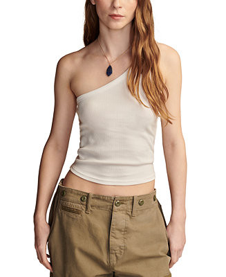 Women's Asymmetric One Shoulder Sleeveless Top | Macy's