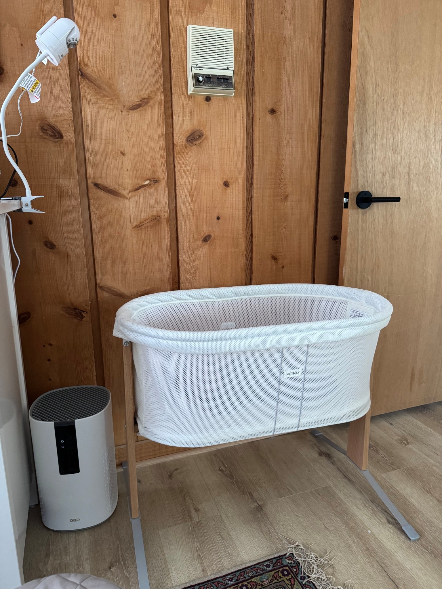 Our bedroom set up 🤍 love the bay Bjorn cradle so much and the infant optics monitor is amazing! You can set up multiple cameras on one monitor so we are able to see our daughter and our son + it’s not on WiFi 🙌🏼

#LTKmomlife #LTKBaby #LTKBump