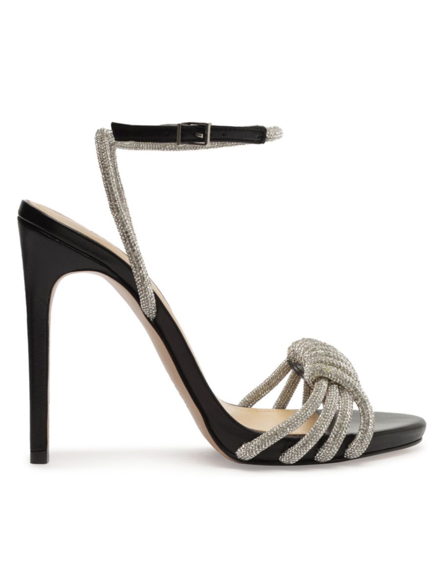 Jewell Leather Ankle-Strap Sandals | Saks Fifth Avenue