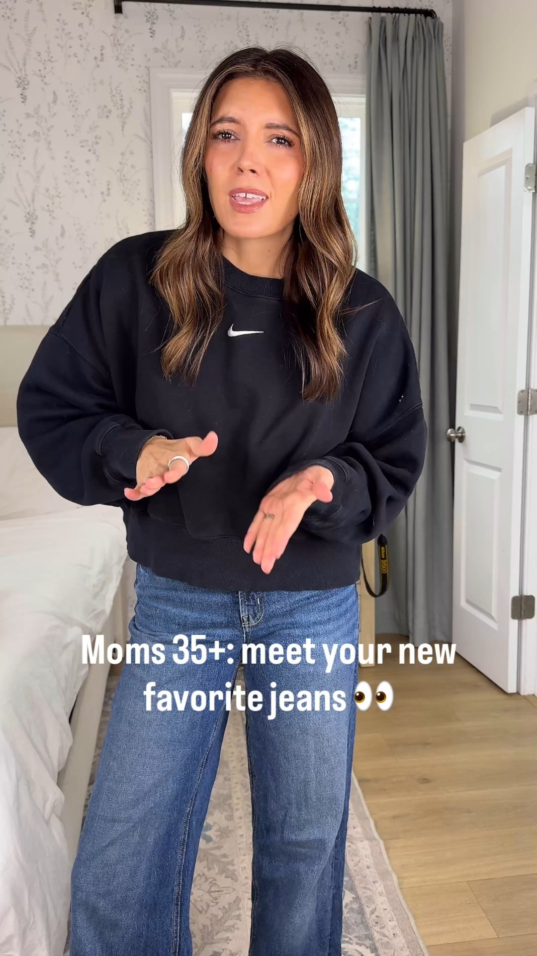 Old navy redefining cool mom jeans! Currently 40% and under $30!! I’m 5’7” in a size 2 regular in the extra high rise and a 4 tall in the barrel leg. 

#LTKOver40 #LTKSaleAlert #LTKFindsUnder50