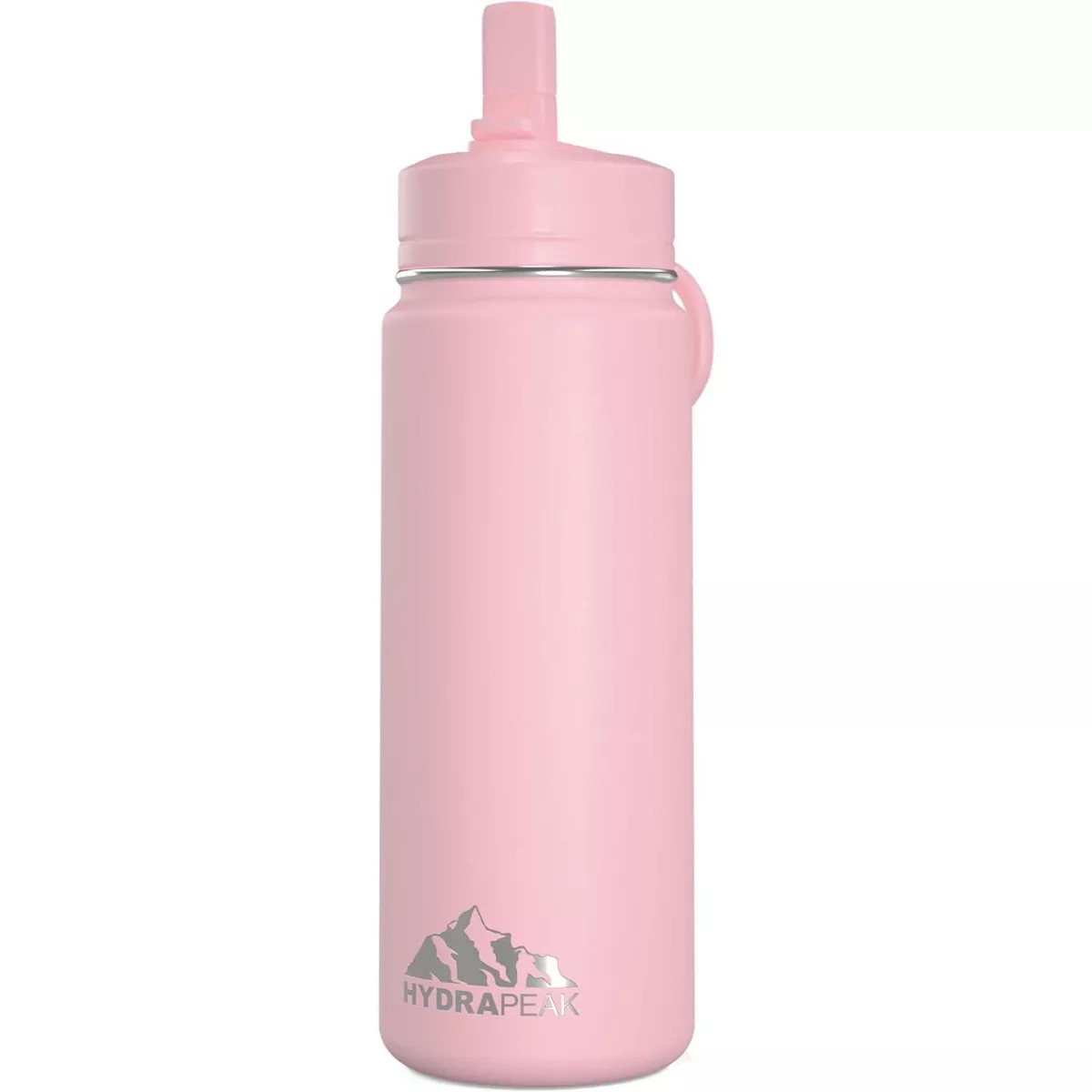 Hydrapeak 20oz Kids Stainless Steel Leak Proof Water Bottle with Straw Lid and Flexible Handle | Target