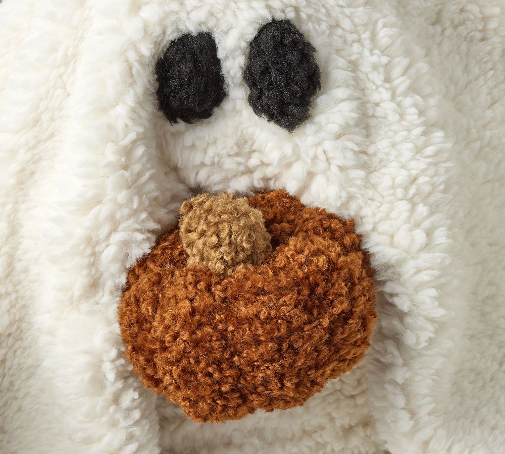 Gus the Ghost with Pumpkin Pillow | Pottery Barn (US)