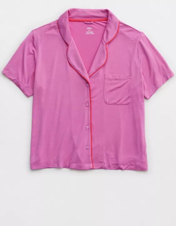 Aerie Real Soft® Pajama Shirt | American Eagle Outfitters (US & CA)