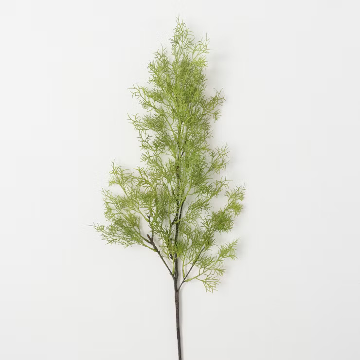 Sullivans Artificial Feathery Green Grass Stem 38"H Green | Target