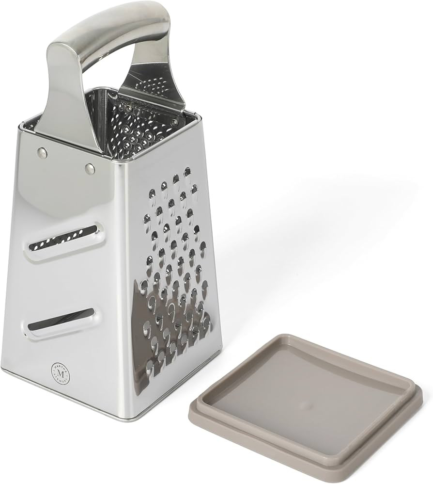 Martha Stewart Sprucedale 9.5" Stainless Steel 4-Sided Food/Cheese Box Grater | Amazon (CA)