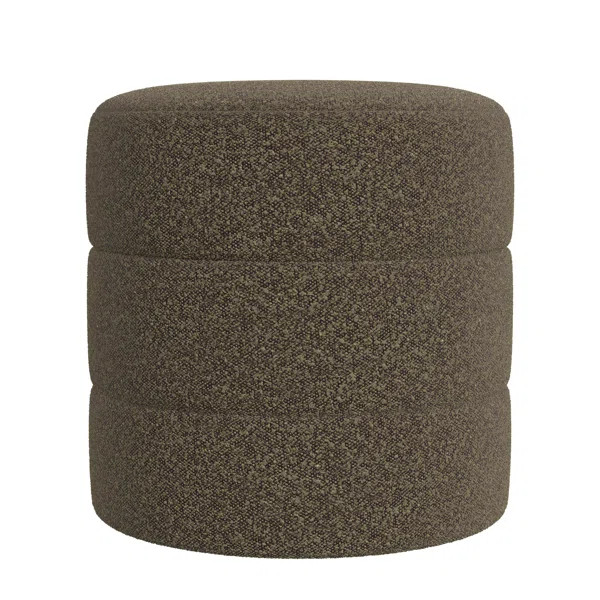Maeesha Upholstered Round Ottoman | Wayfair North America